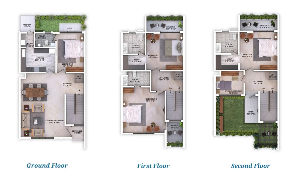 Navavedam SunCrest – 4 BHK + Study Row Villas, Old Madras Road, Bengaluru