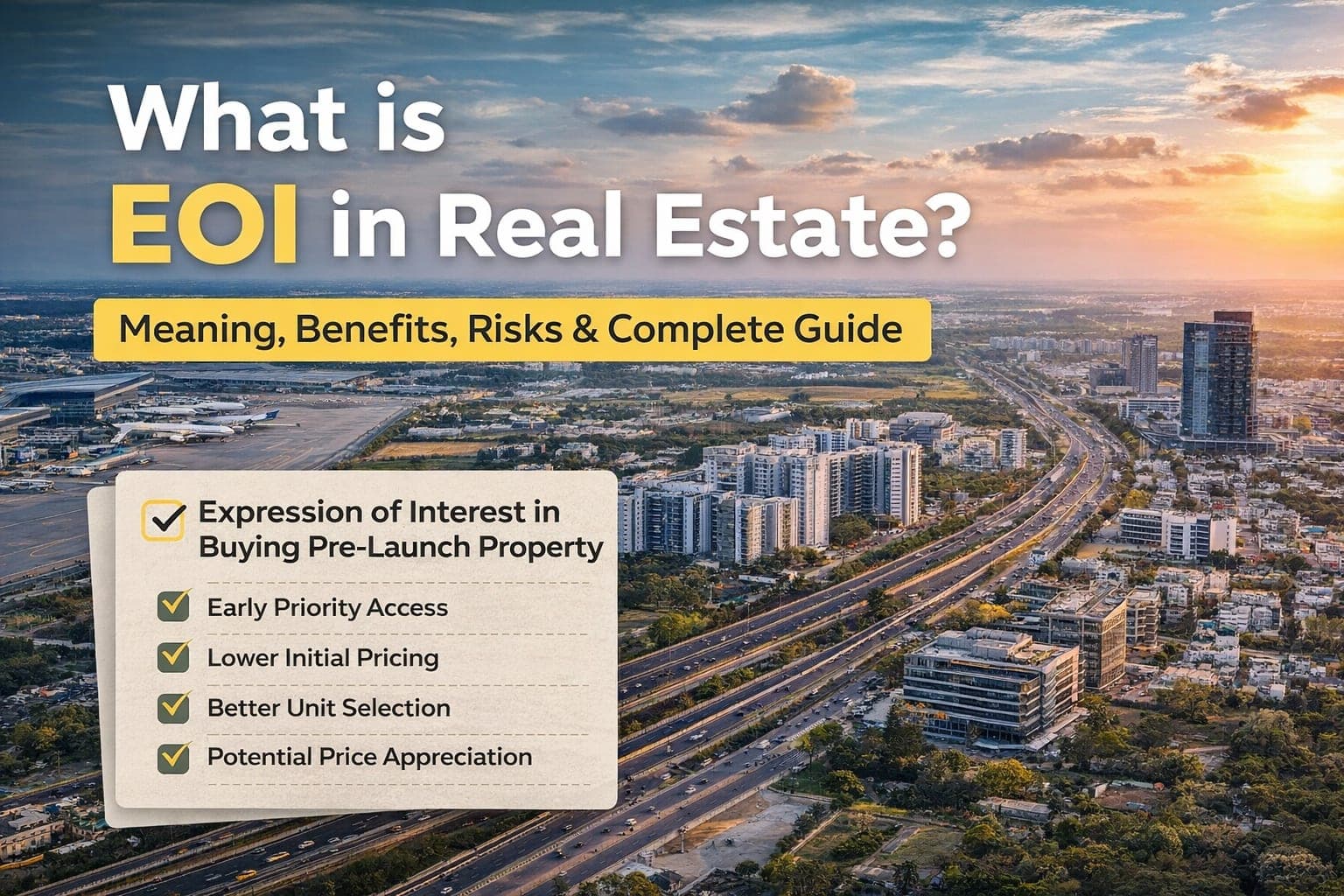 What is EOI in Real Estate? Meaning, Benefits, Risks & Complete Guide for Buyers