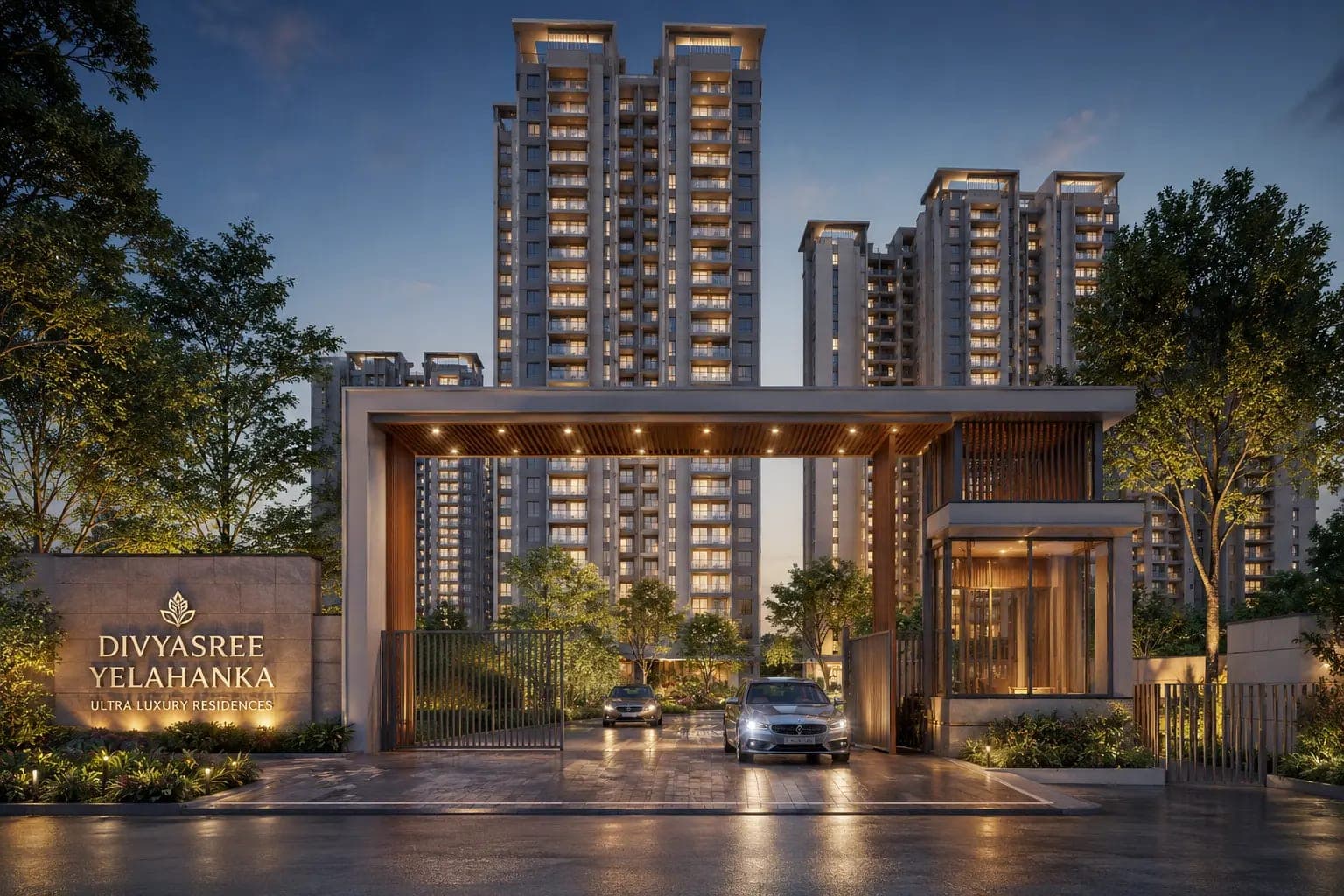 Divyasree Yelahanka – Ultra Luxury 3 & 3.5 BHK Apartments in Yelahanka, Bangalore elevation image