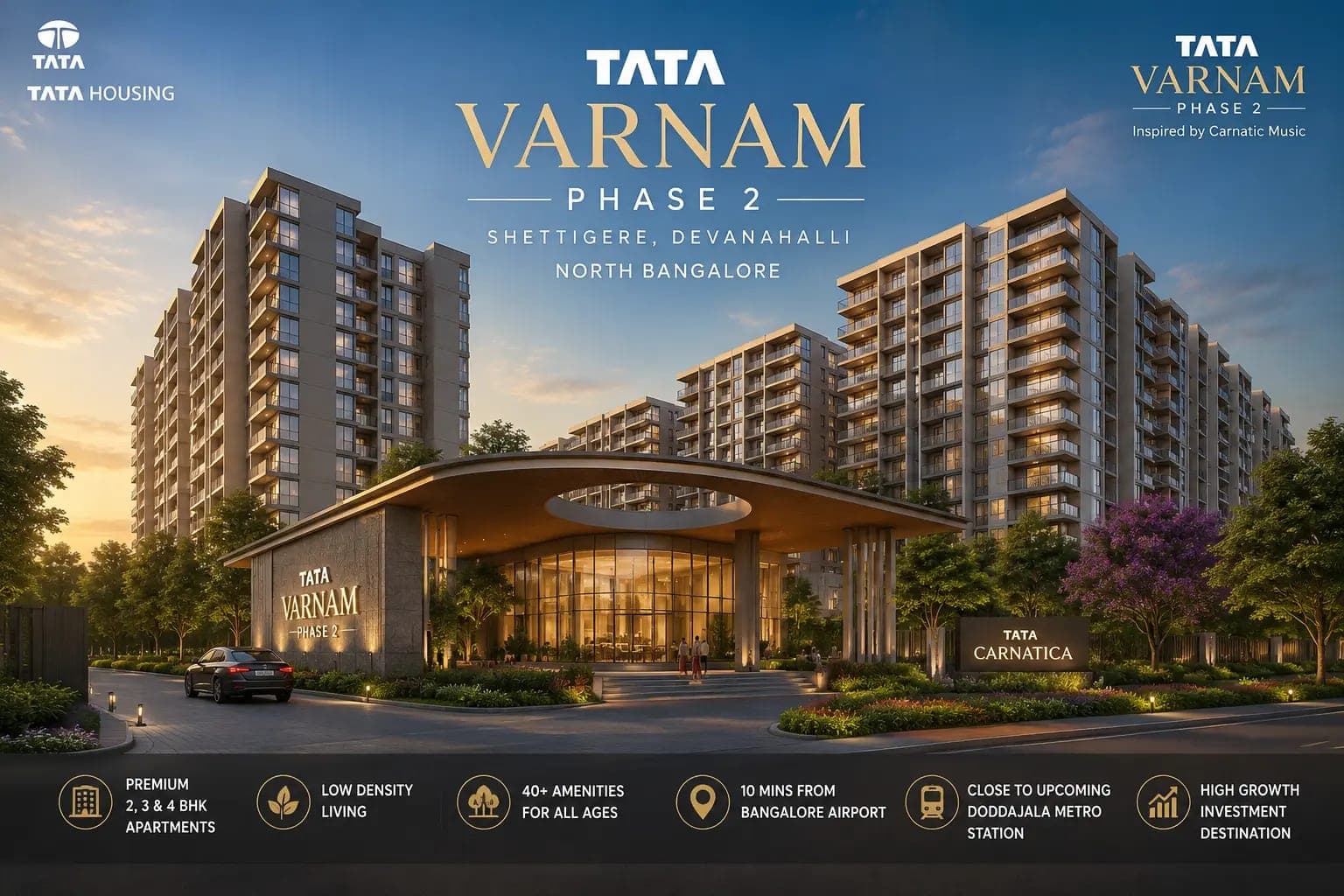 Tata Varnam Phase 2 | Shettigere | 2, 3 & 4BHK
