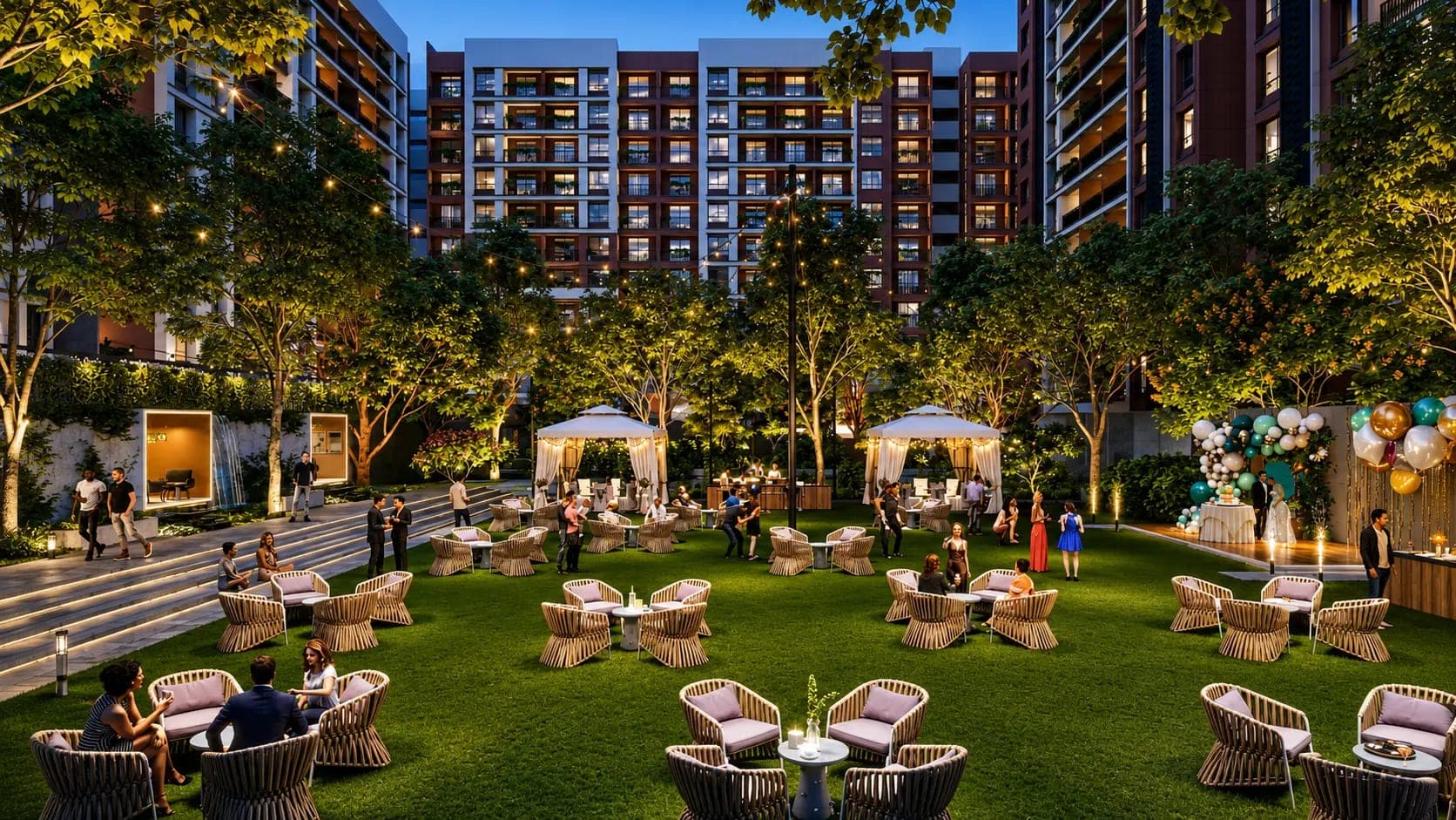 Bhartiya Nikoo Homes 8 | 2 to 4 BHK Apartments, Thanisandra, Bangalore elevation image