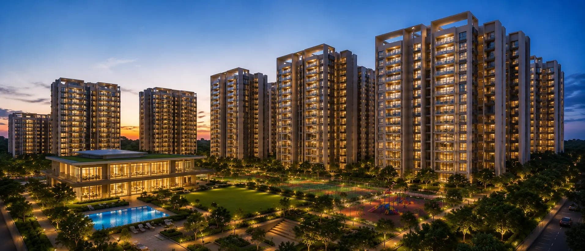 Pavani Mirabilia Luxury Apartments in Whitefield, Bangalore elevation image