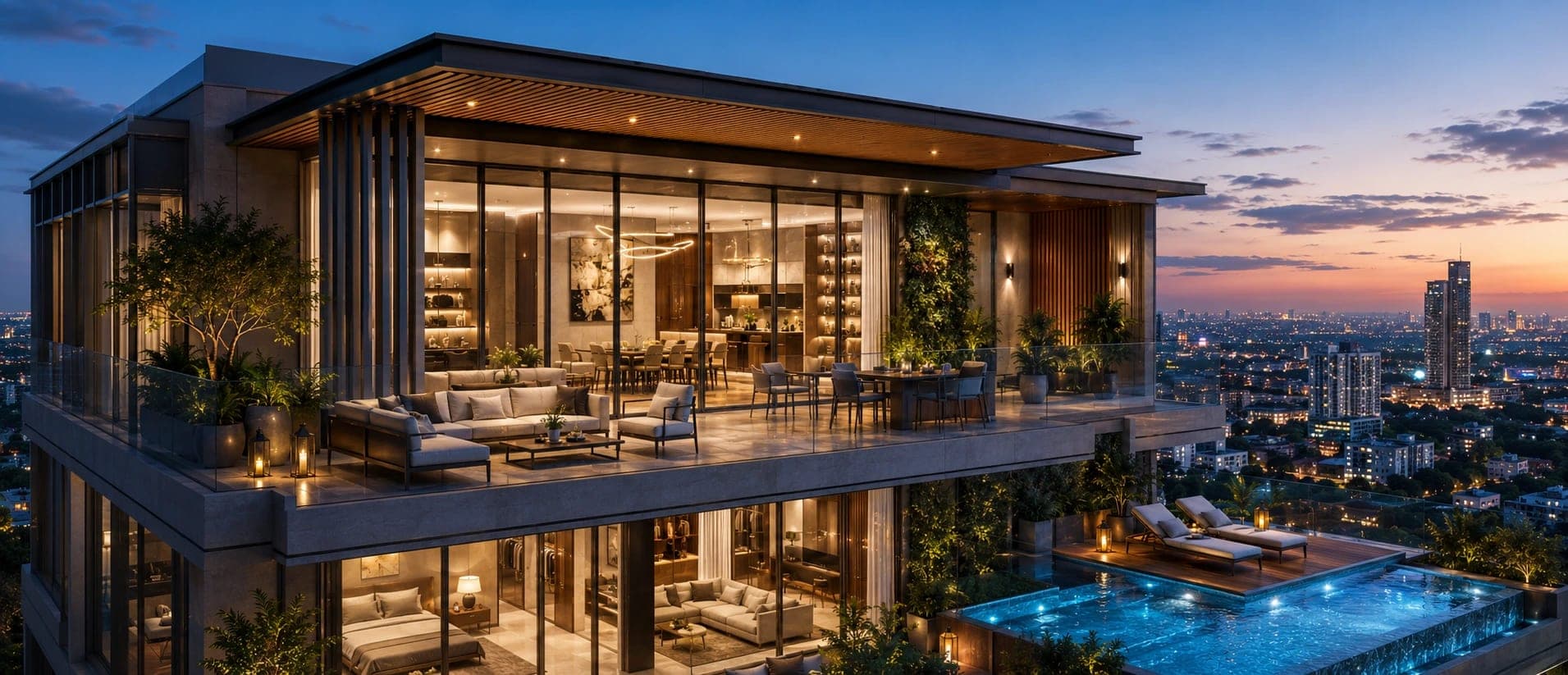 Krishvi Statura – Premium 2 & 3 BHK Apartments and Ultra Penthouses on Old Madras Road, Bengaluru elevation image