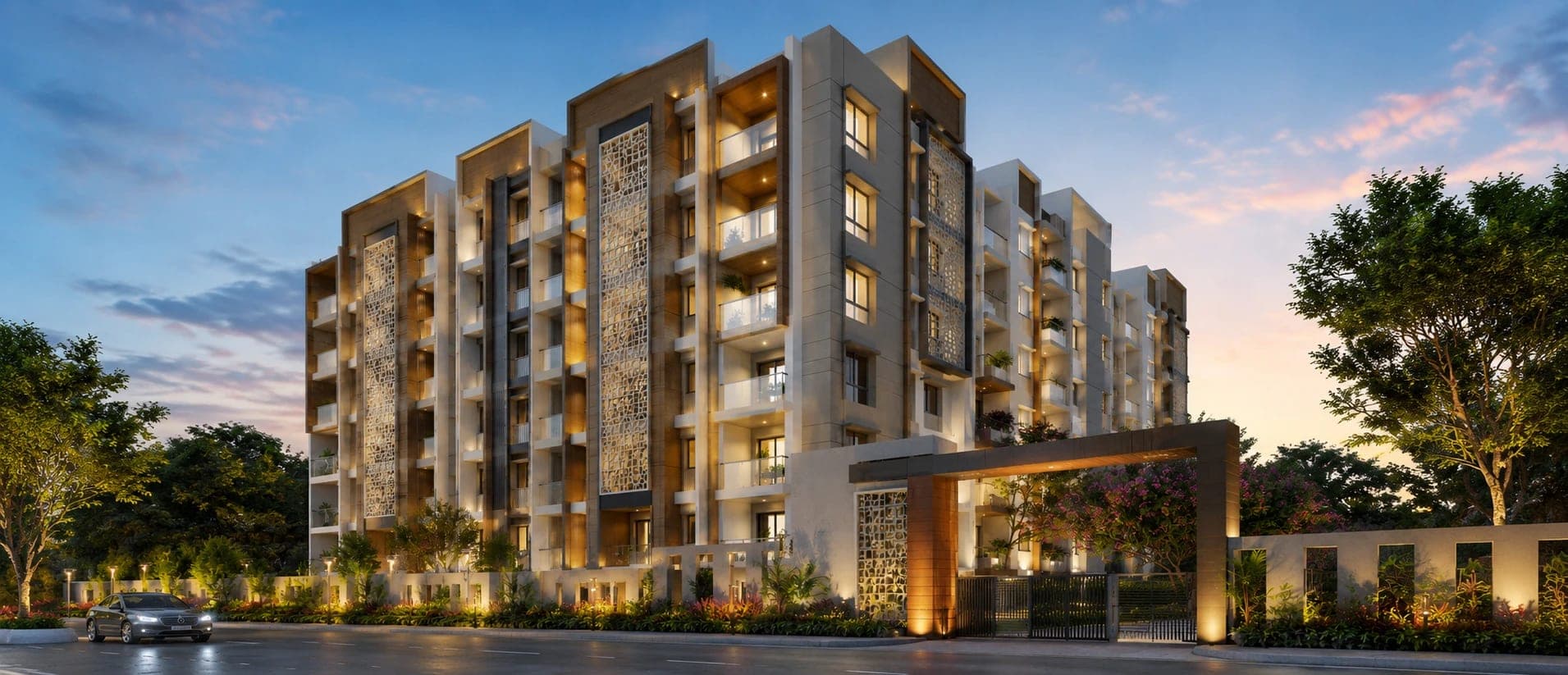 SSV Green Park – 2 & 3 BHK Apartments in Hoskote, East Bangalore elevation image