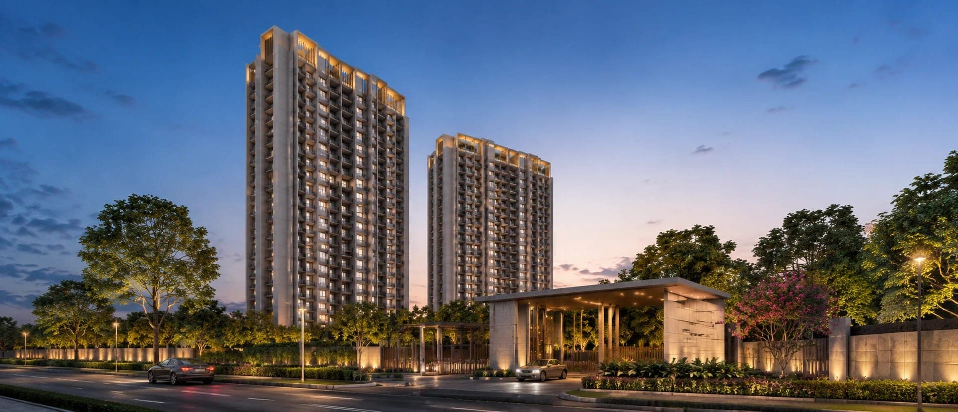 Kumar Prospera 2 & 3 BHK Apartments in Hennur Main Road elevation image