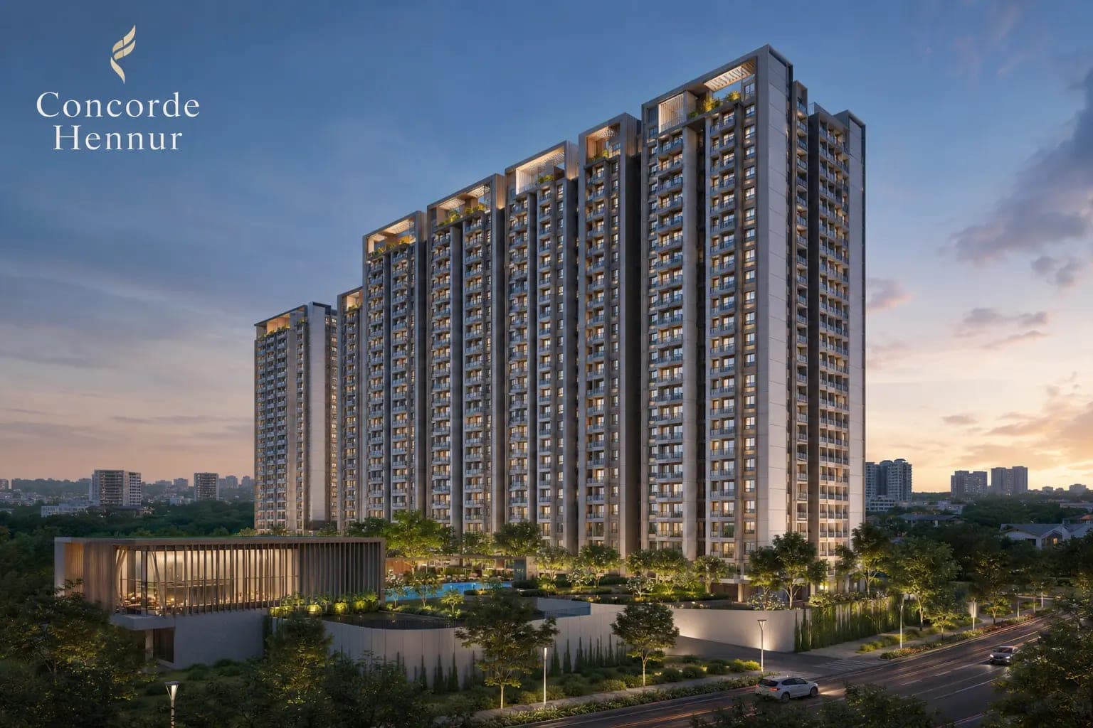 Concorde Hennur | Premium 2 & 3 BHK Apartments on Hennur Main Road