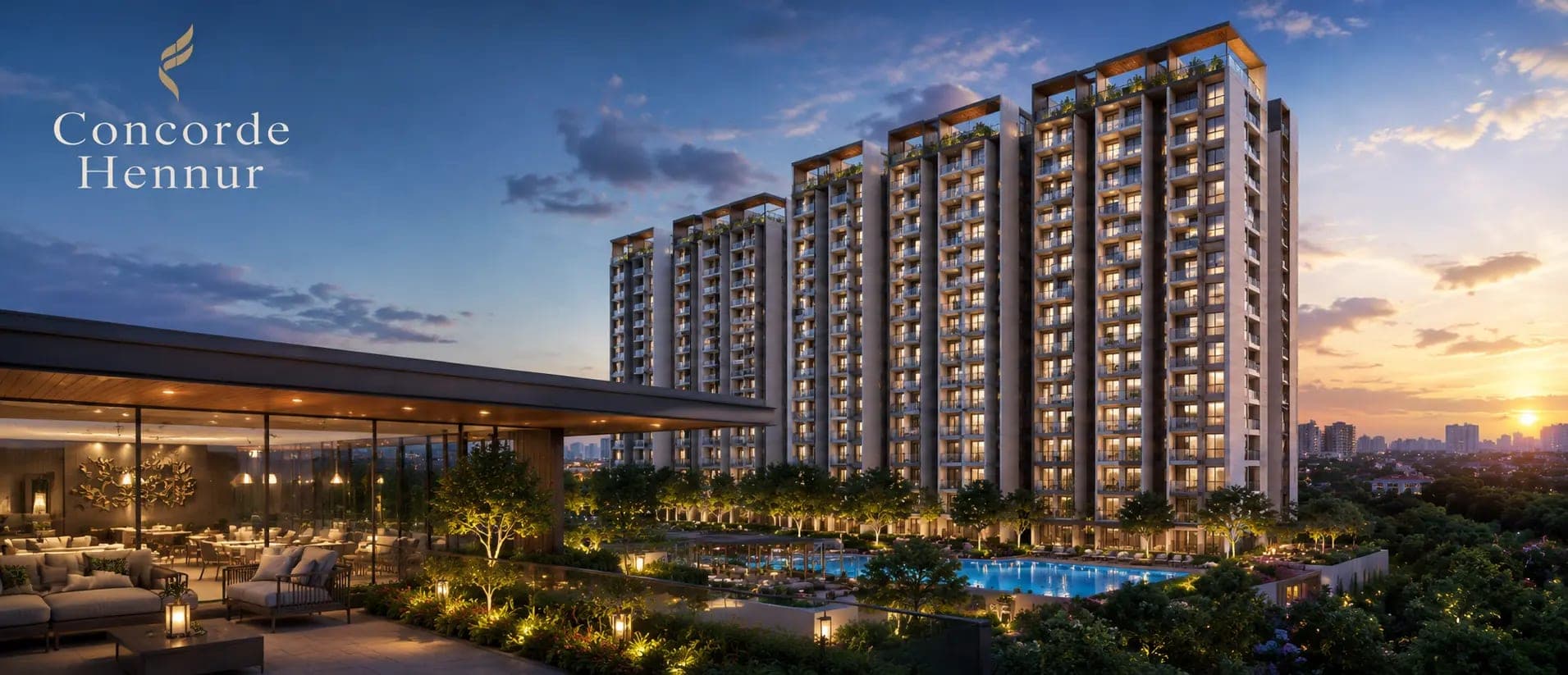 Concorde Hennur project view
