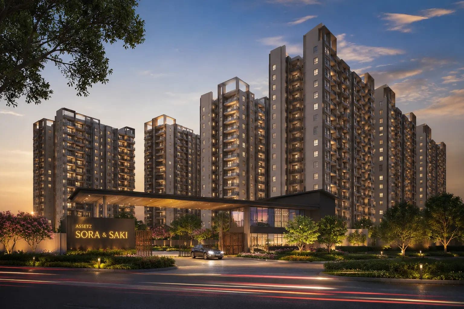 Assetz Sora & Saki | Premium 3 & 4 BHK Apartments in Bagalur