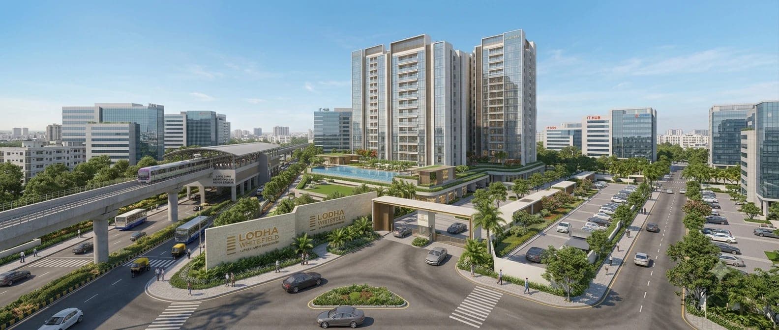 Lodha Whitefield elevation image
