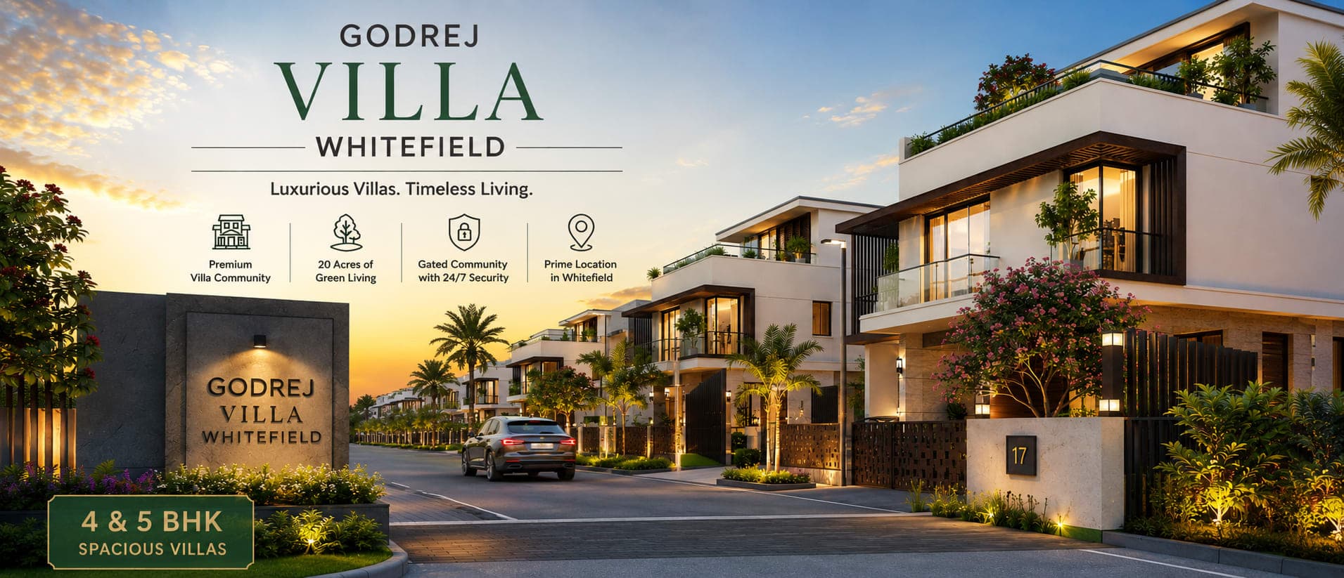 Godrej Villa Whitefield elevation image
