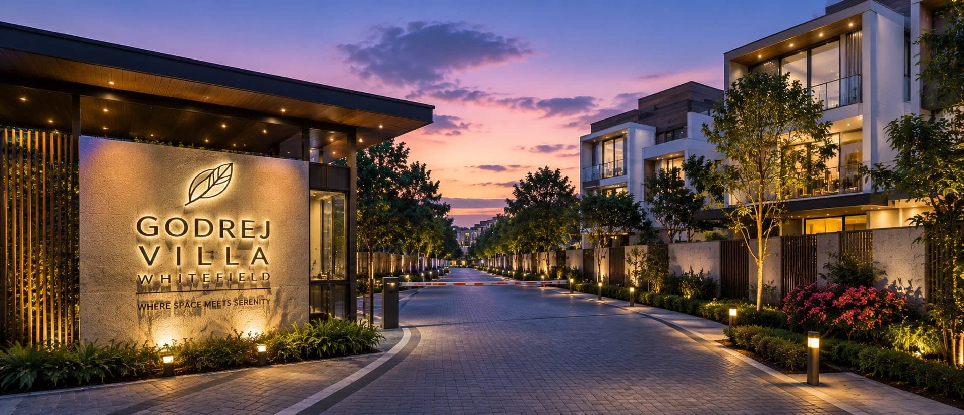 Godrej Villa Whitefield | Exclusive Villas project view
