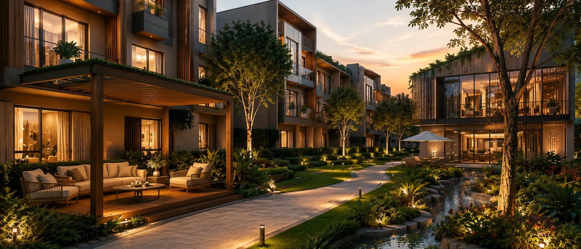 Codename PARADISE – Luxury 4 BHK Duplex Villaments Off Hennur Road elevation image