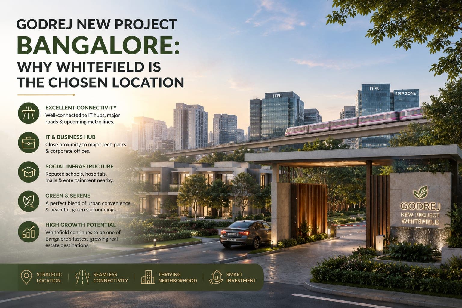 Godrej New Project Bangalore: Why Whitefield Is the Chosen Location