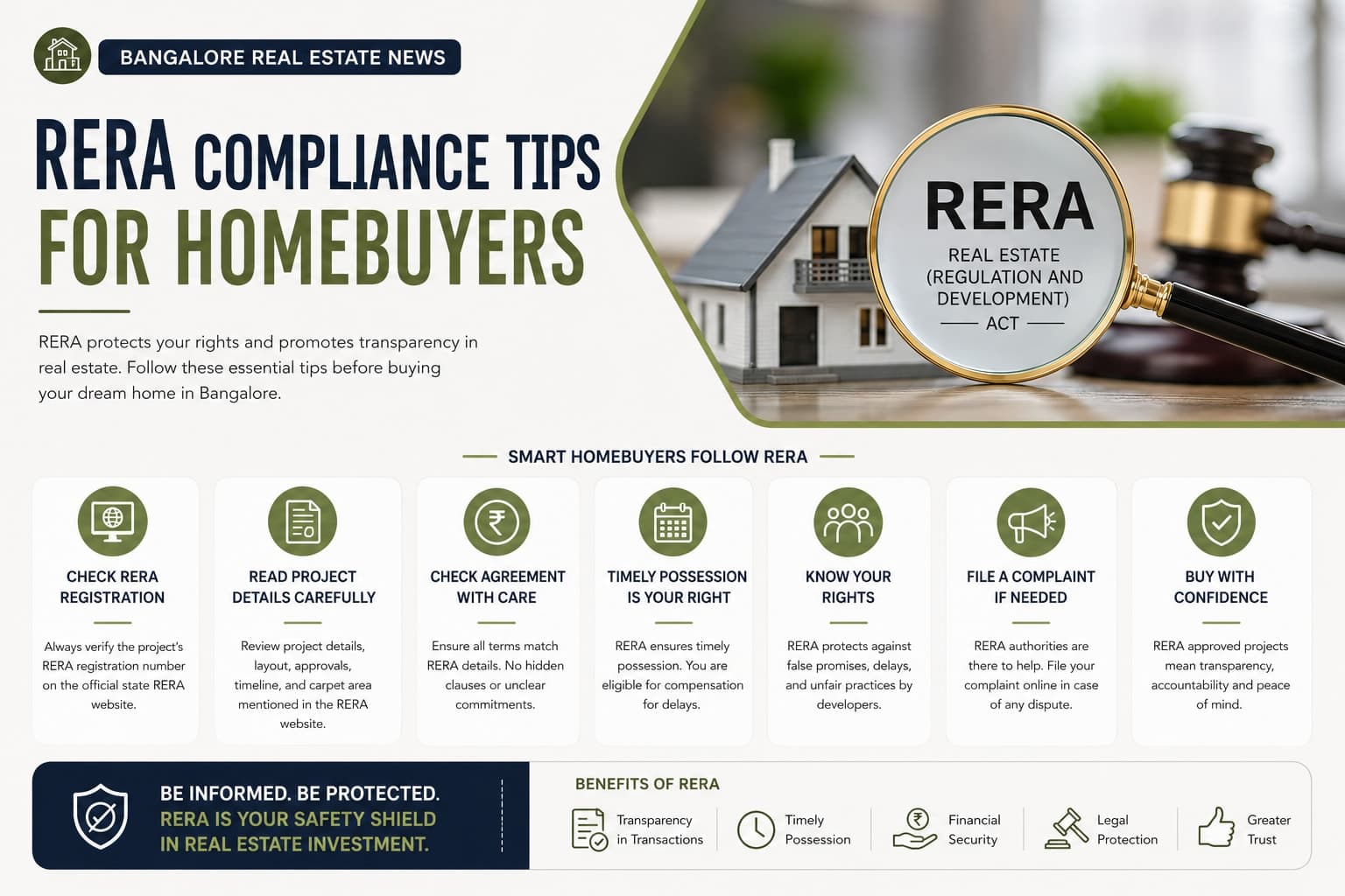 Bangalore Real Estate News: RERA Compliance Tips for Homebuyers