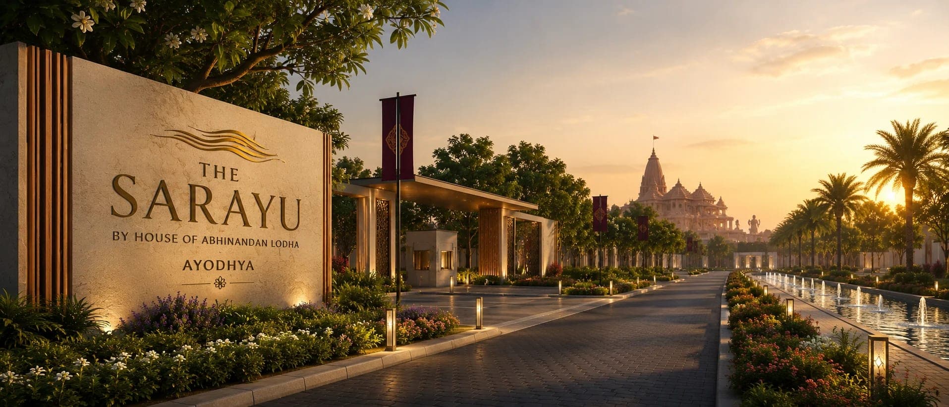 The Sarayu by House of Abhinandan Lodha, Ayodhya project view