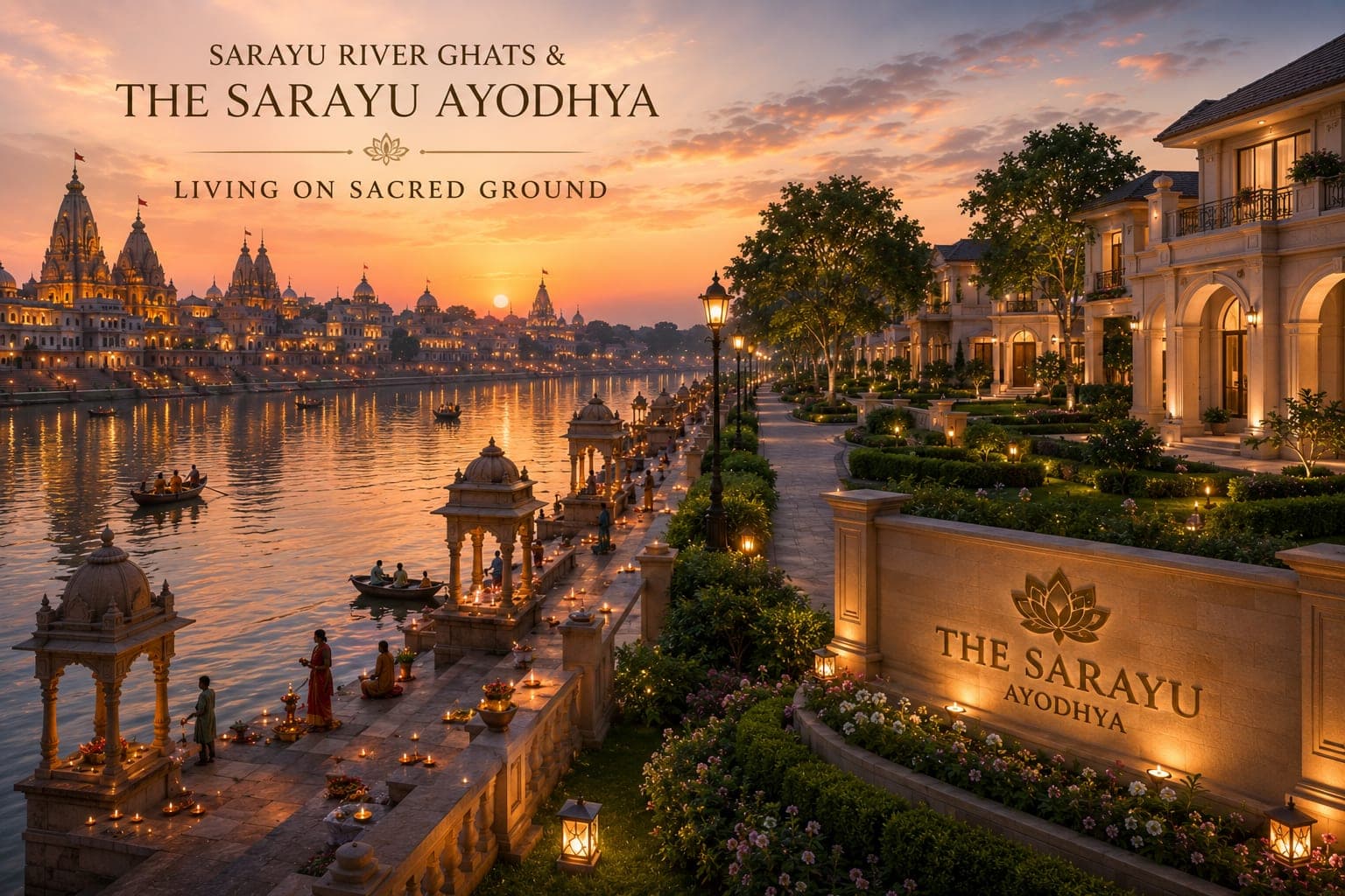 Sarayu River Ghats & The Sarayu Ayodhya: Living on Sacred Ground