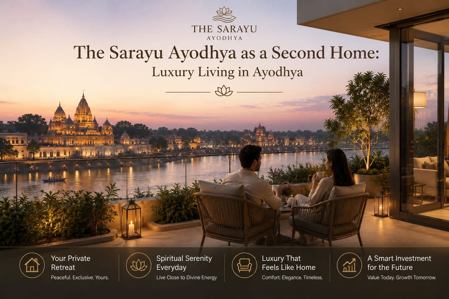 The Sarayu Ayodhya as a Second Home: Luxury Living in Ayodhya