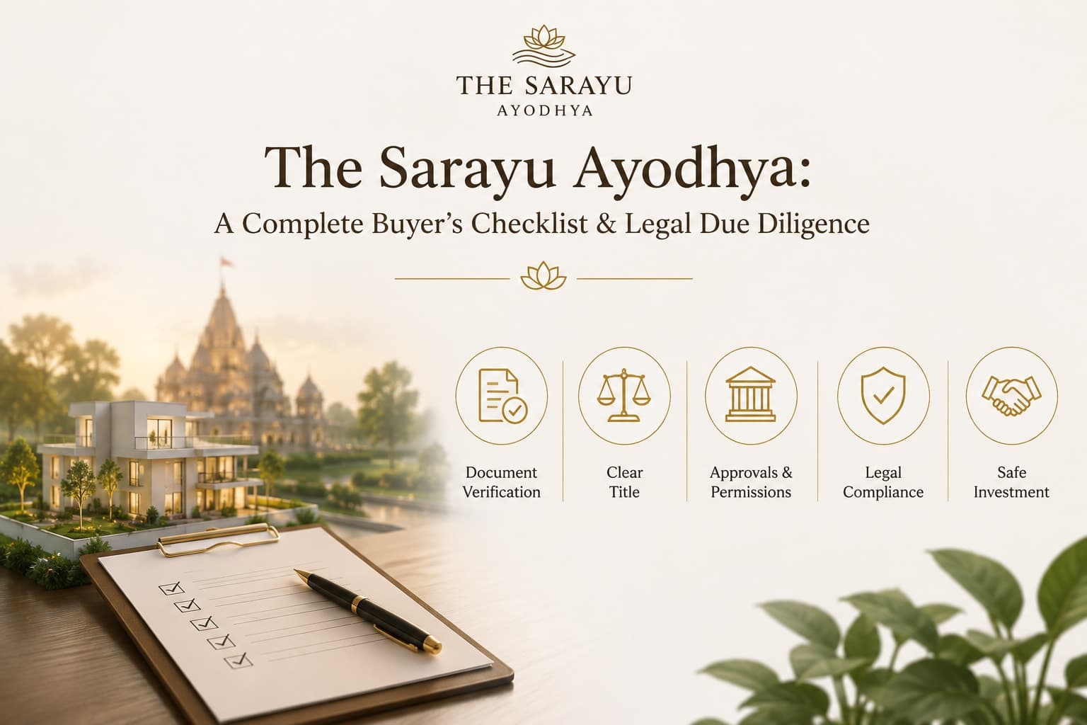 The Sarayu Ayodhya: A Complete Buyer's Checklist & Legal Due Diligence