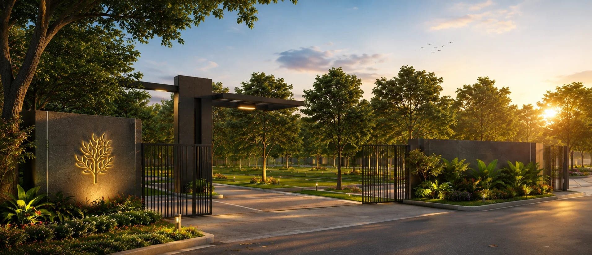Adarsh Forest Glen - Premium Villa Plots in Rayasandra, Bangalore | 1200–2400 Sq.ft from ₹1.47 Cr elevation image