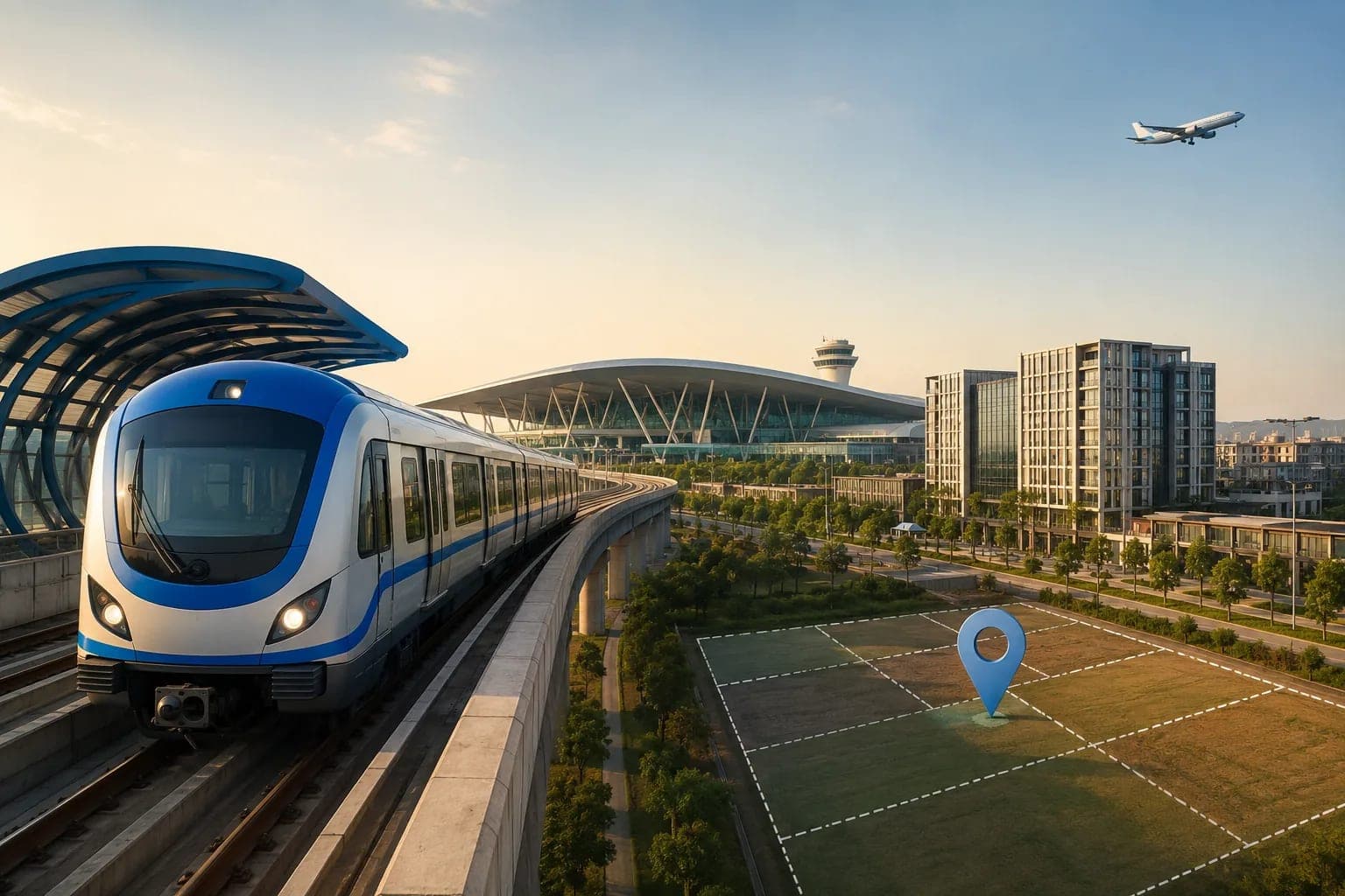 Namma Metro Blue Line (Airport Corridor): What It Means for Bhartiya City KIADB