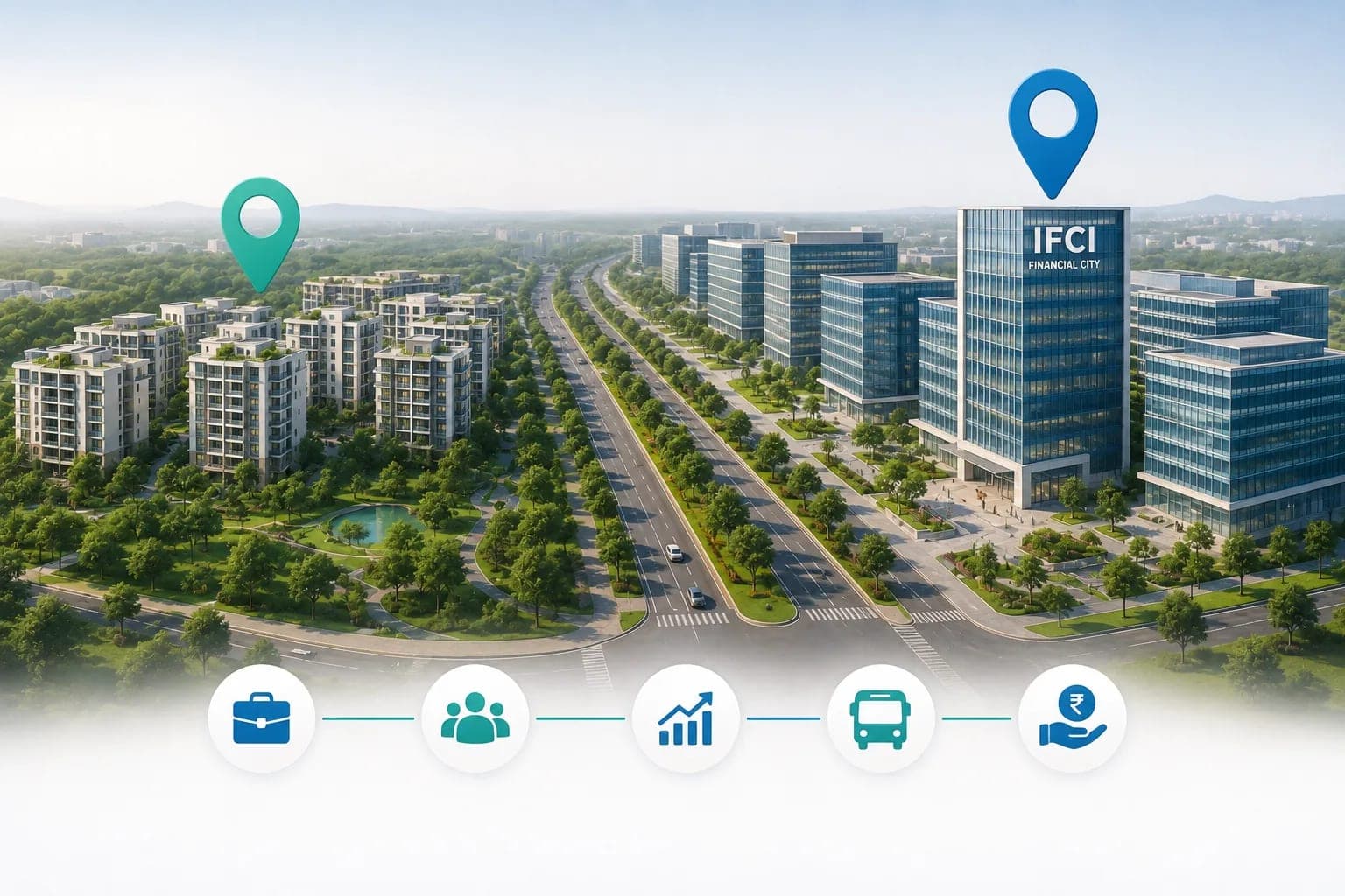 IFCI Financial City Near Bhartiya City KIADB: Why the Job Base Matters