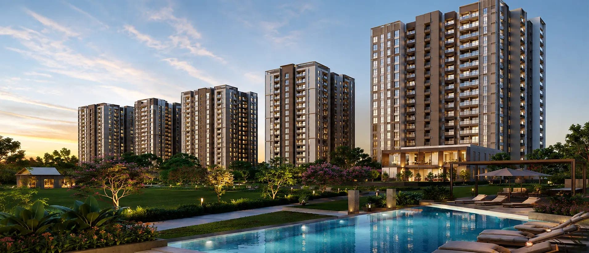 Mahindra Sadahalli: 2, 3, 3.5 & 4 BHK Apartments | Price On Request project view