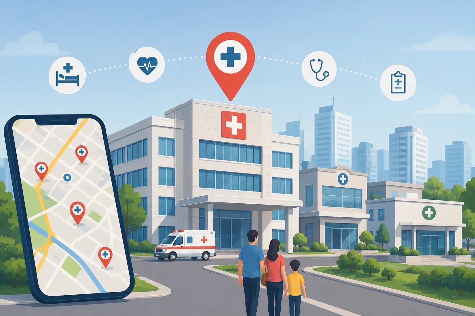 Hospitals and Clinics Near Godrej Whitefield