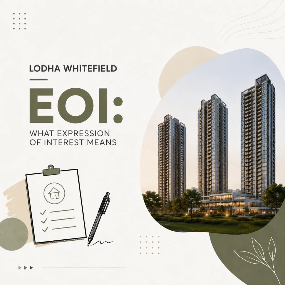 Lodha Whitefield EOI: What Expression of Interest Means