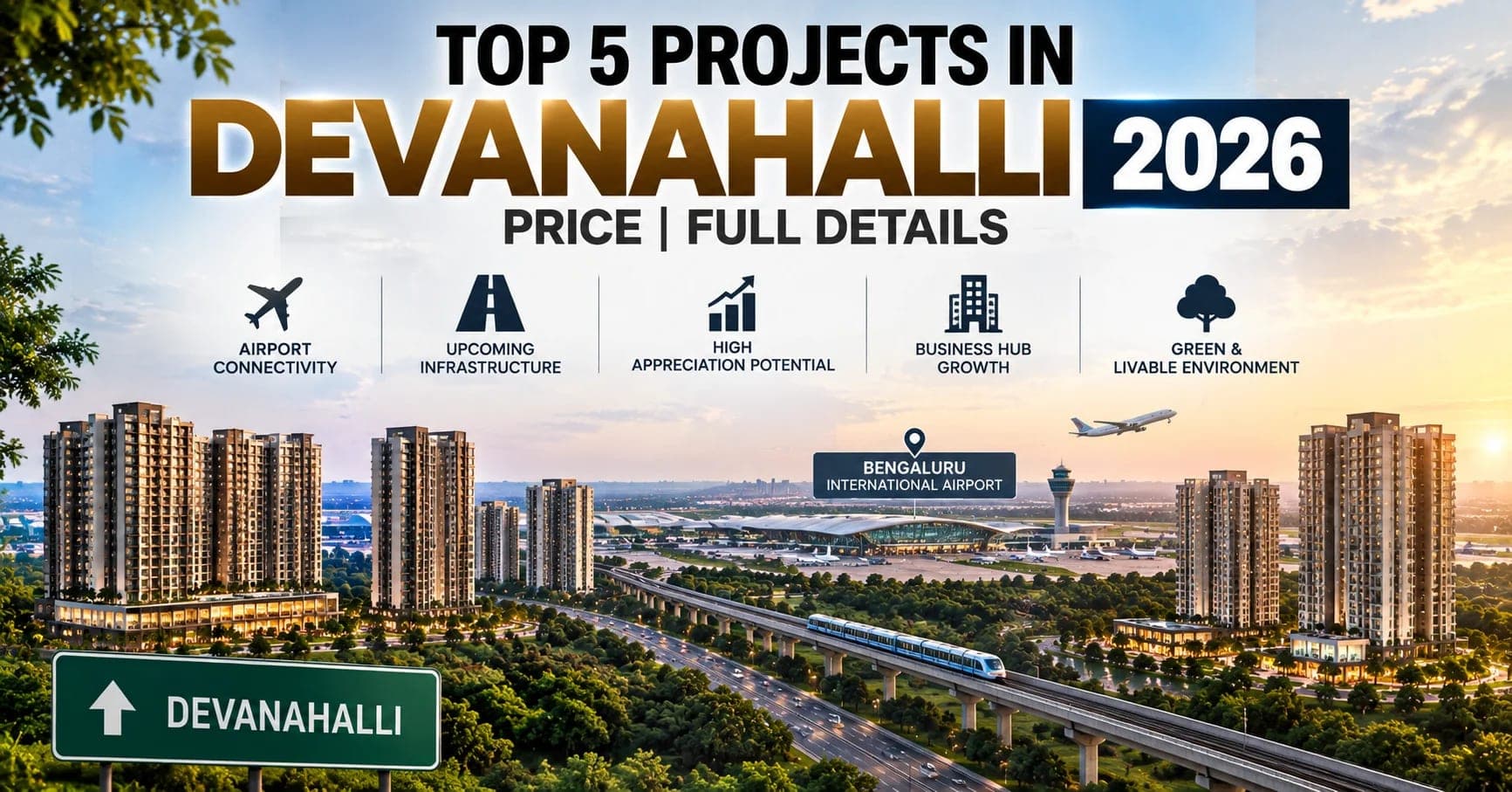 Top 5 Projects in Devanahalli 2026 | Price | Full details
