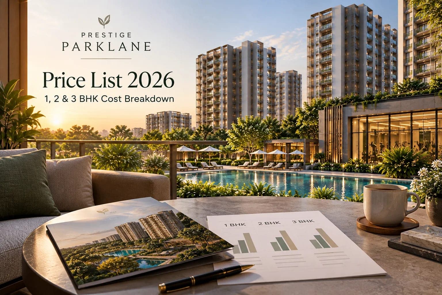 Prestige Parklane Price List 2026: 1, 2 & 3 BHK Cost Breakdown