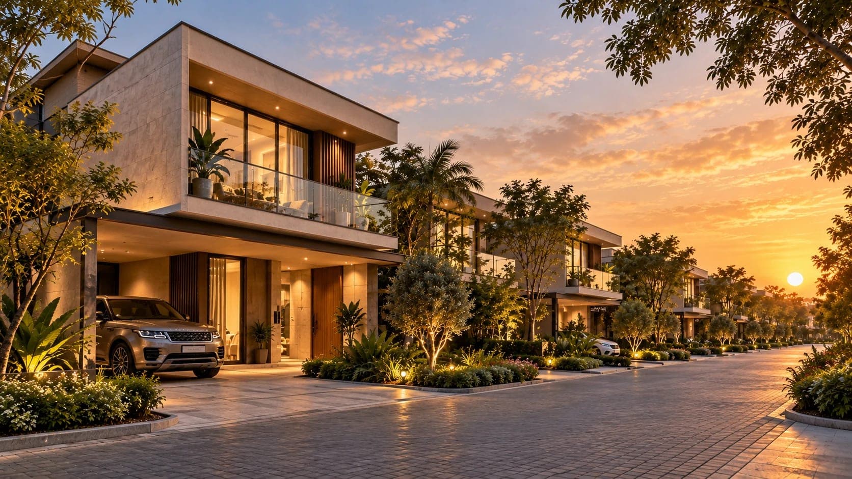 Neighbourhood Tree Park | Budigere | 4 BHK | ₹3.35Cr* elevation image
