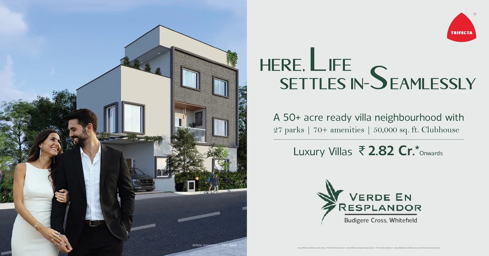 Trifecta Verde En Resplandor Budigere – 4 BHK Villas & Row Homes project view